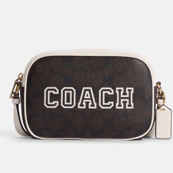 Lista 103+ Foto Jamie Camera Bag In Blocked Signature Canvas Mirada Tensa